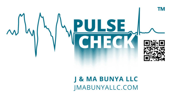Pulse Check Sticker with QR code