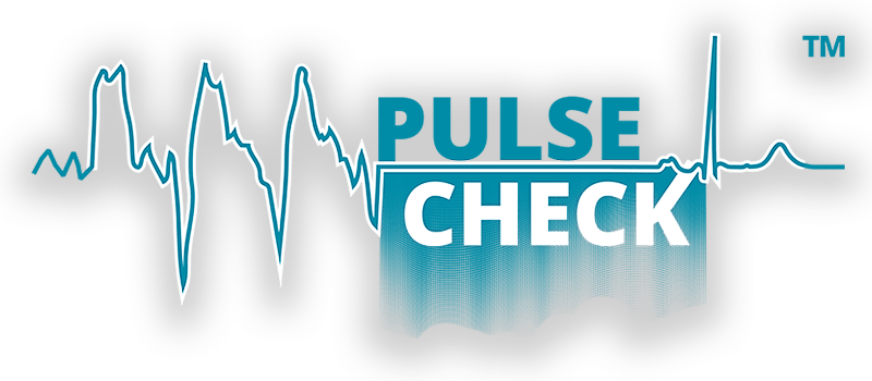 pulse check logo drop shadow